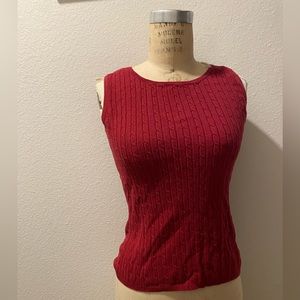 Red Sweater Vest